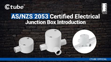 asnzs certified junction box 